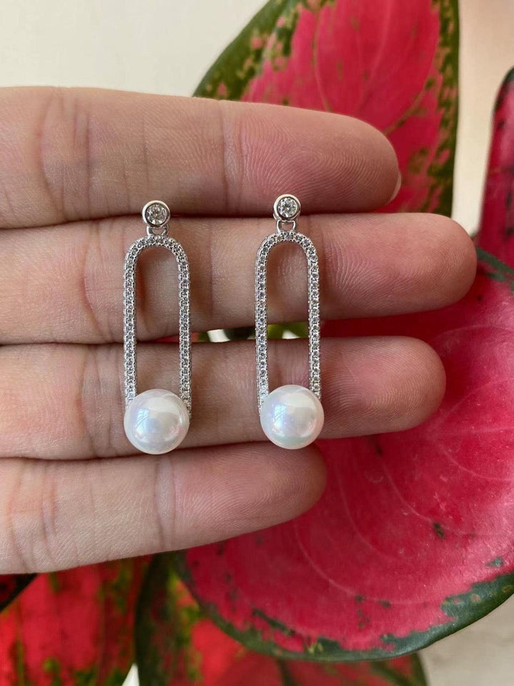 Elegant Pearl Drop Earrings
