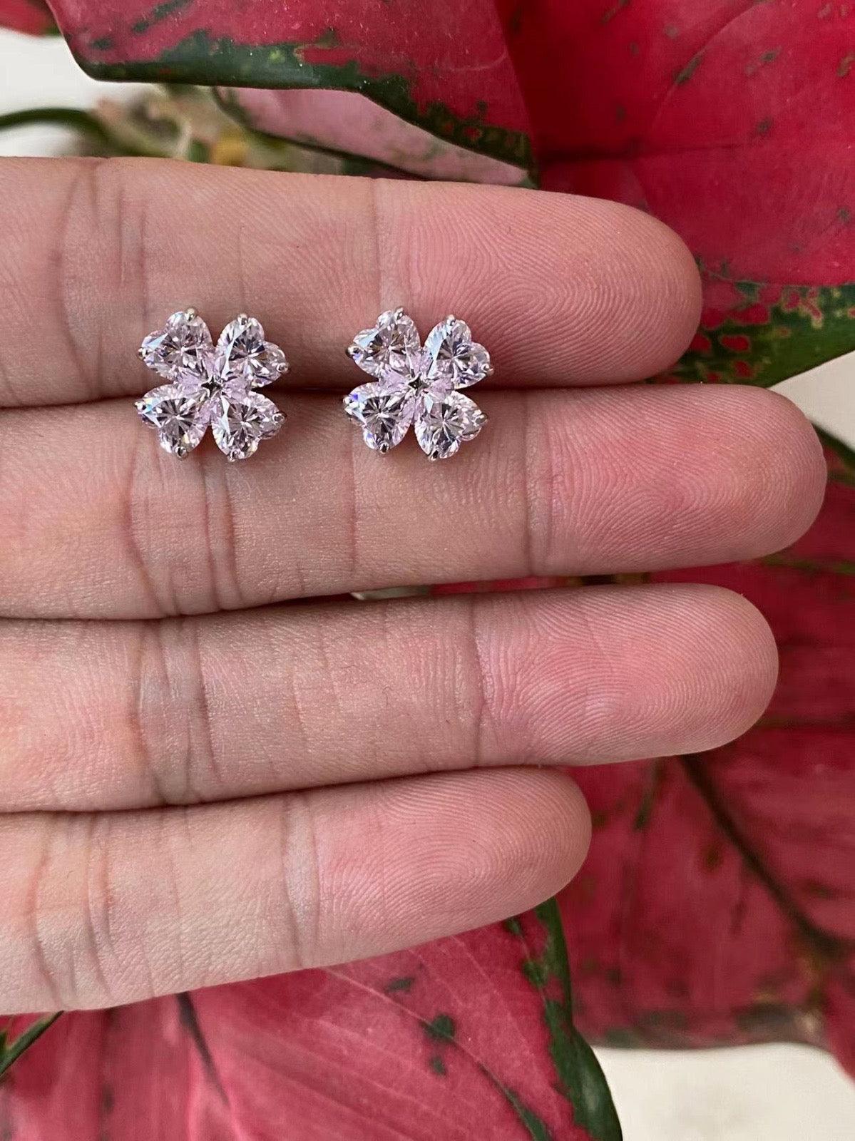 Elegant_Pink_Clear_Crystal_Stud_Earrings