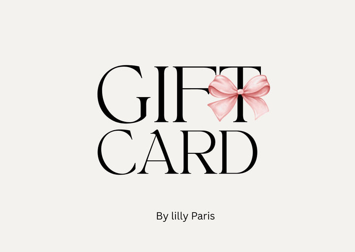 By Lilly Paris Gift card