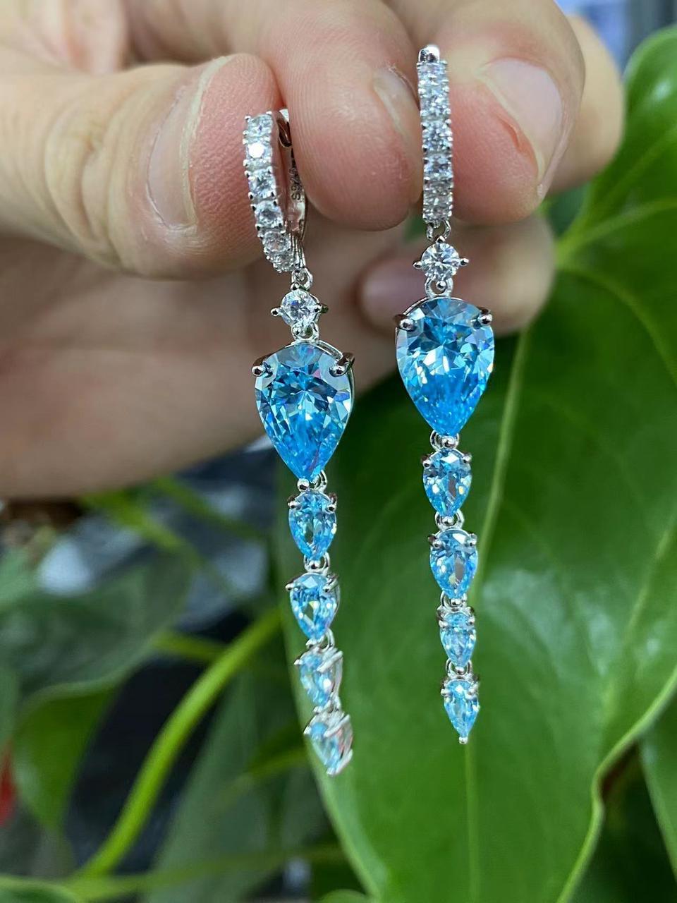 Sunburst Yellow Crystal Drop Earrings