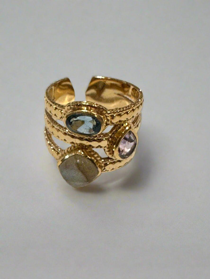 The Trilogie Wide Band Ring