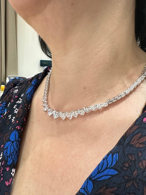 Glamour Crystal Statement Necklace